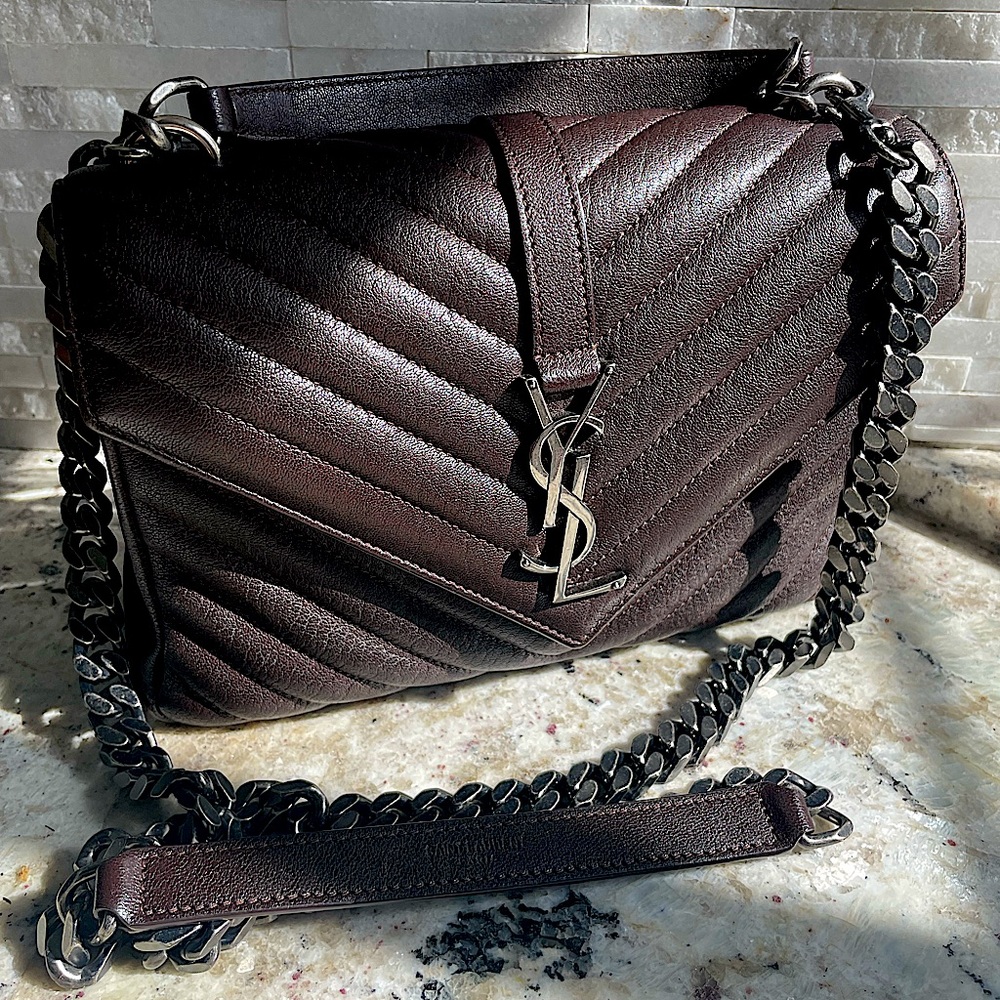 Yves Saint Laurent Medium College Bag - Picture 5 of 12